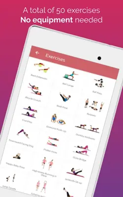 Postnatal Workouts android App screenshot 2